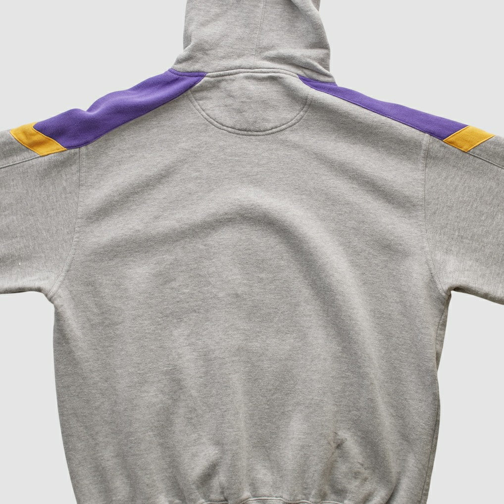 Minnesota Vikings NFL 2000s Hooded Pullover Sweatshirt Heather Gray Vintage