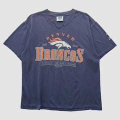 Denver Broncos Lee Apparel 90s T-shirt Navy Vintage