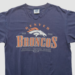 Denver Broncos Lee Apparel 90s T-shirt Navy Vintage