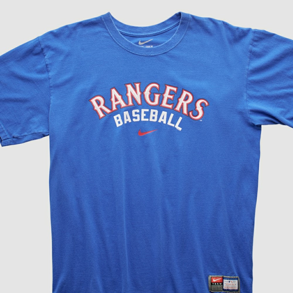Texas Rangers Nike 2000s T-shirt - Blue - L by Fanatics Real Vintage T-shirts