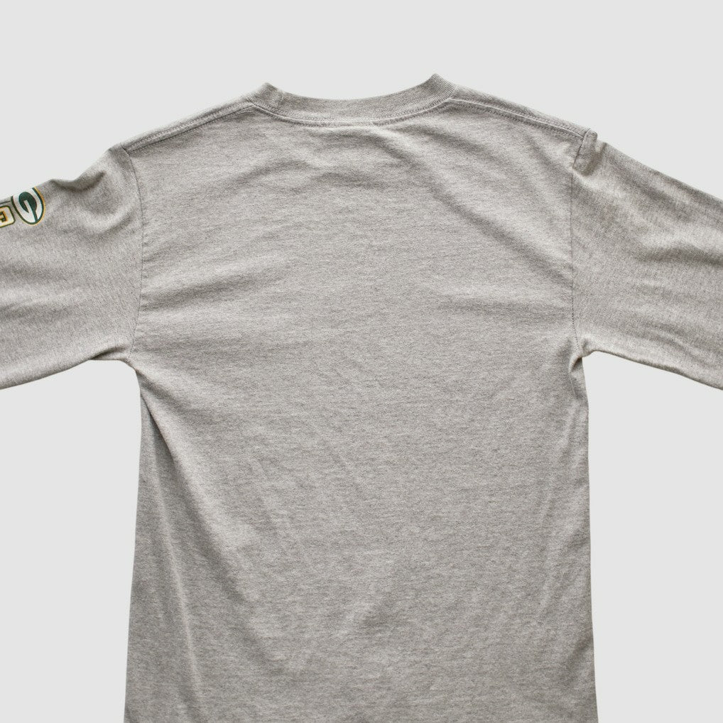 Green Bay Packers NFL 2010s Long Sleeve T-shirt Heather Gray Vintage