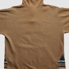 Indianapolis Colts NFL 2000s Hooded Pullover Sweatshirt Tan Vintage