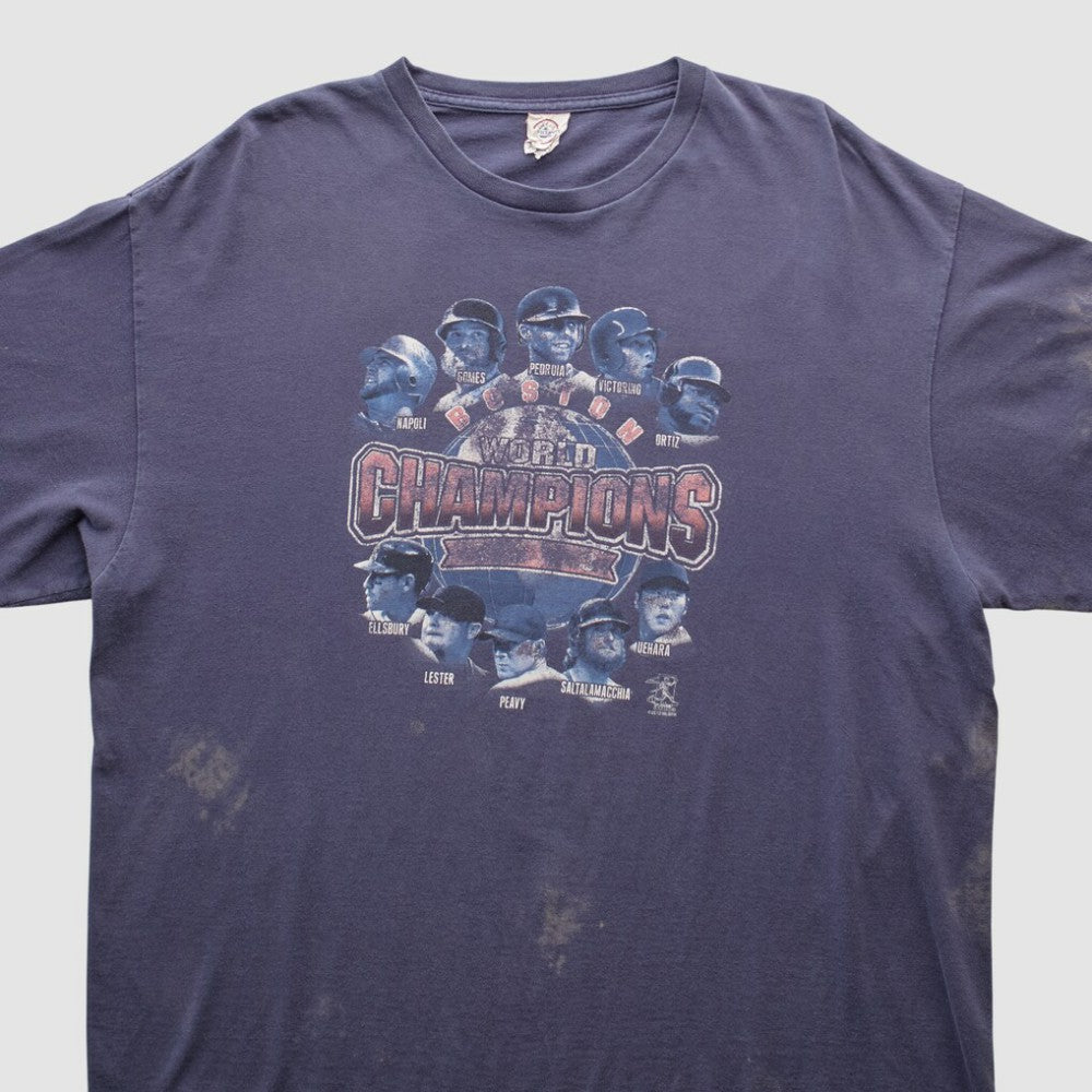Boston Red Sox Pro Weight 2010s T-shirt - Navy - XL by Fanatics Real Vintage T-shirts