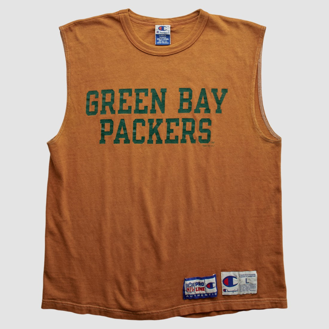 Green Bay Packers Champion 90s Tank Brown Vintage