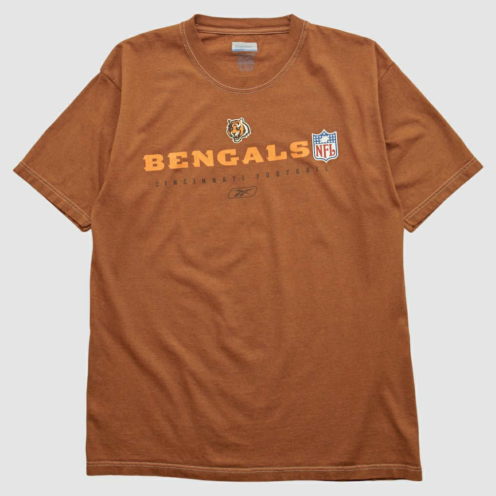 Cincinnati Bengals Reebok 2000s T-shirt Brown Vintage