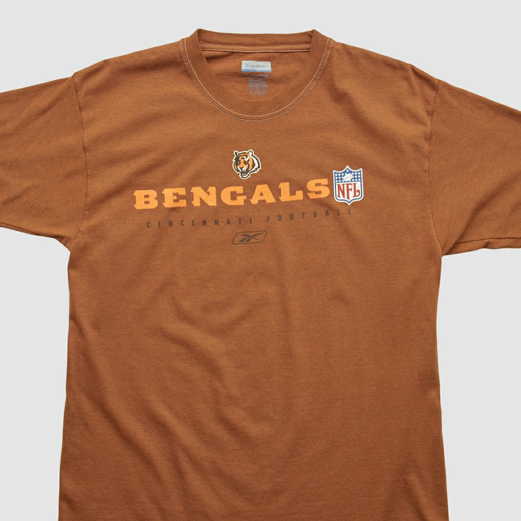 Cincinnati Bengals Reebok 2000s T-shirt Brown Vintage