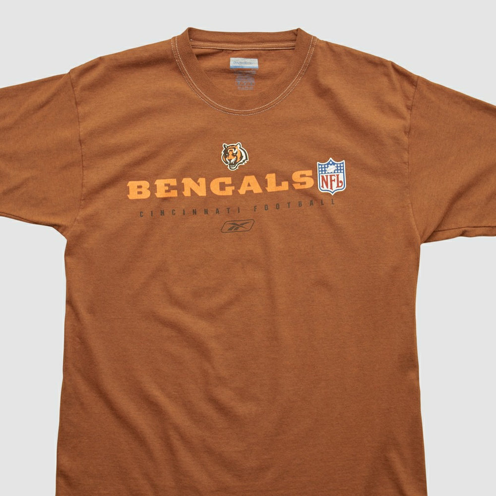 Cincinnati Bengals Reebok 2000s T-shirt Brown Vintage