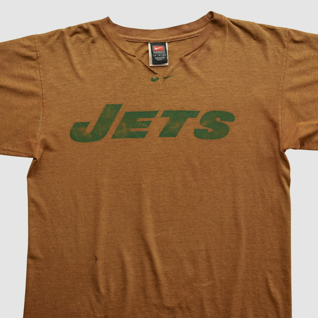 New York Jets 2000s T-shirt Brown Vintage