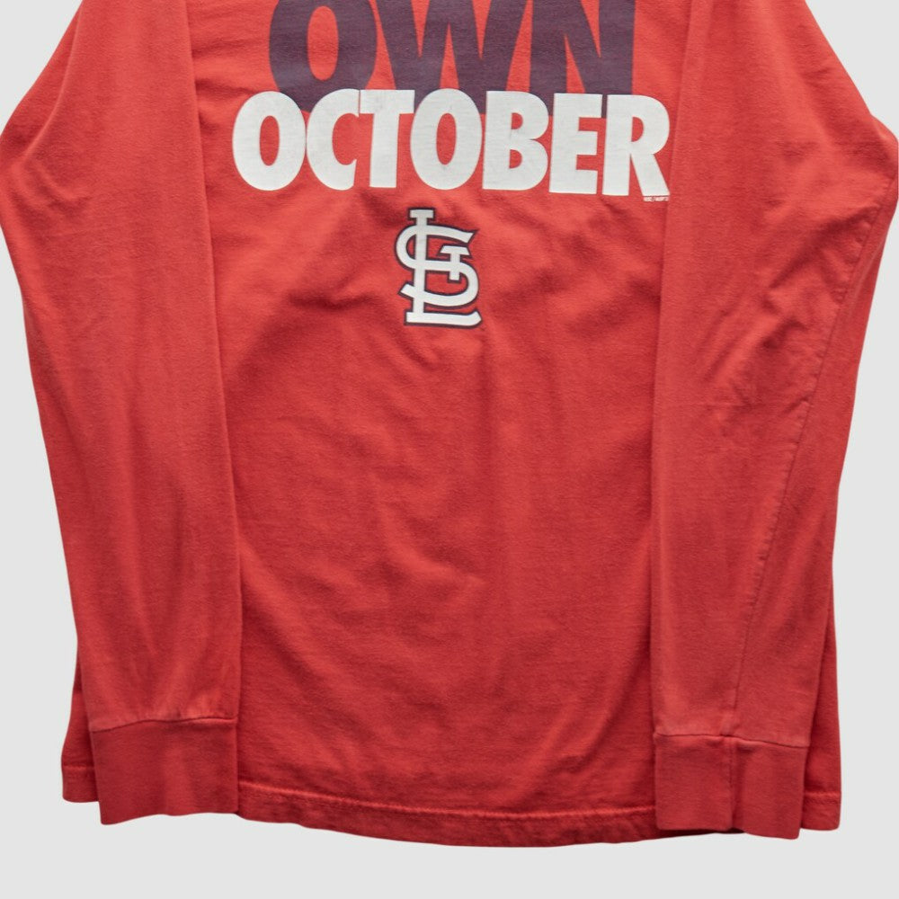 St. Louis Cardinals Nike 2010s Long Sleeve T-shirt - Red - S by Fanatics Real Vintage T-shirts