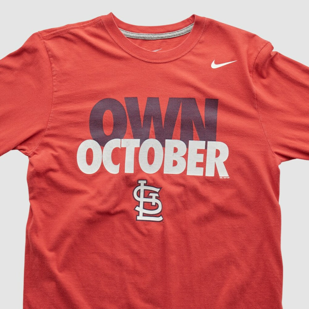 St. Louis Cardinals Nike 2010s Long Sleeve T-shirt - Red - S by Fanatics Real Vintage T-shirts