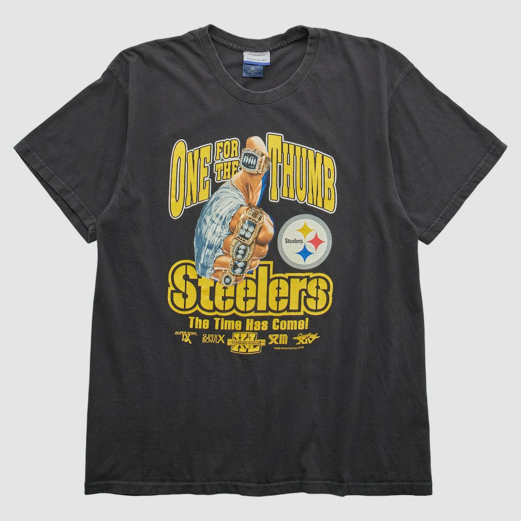 Pittsburgh Steelers Reebok 2000s T-shirt Black Vintage