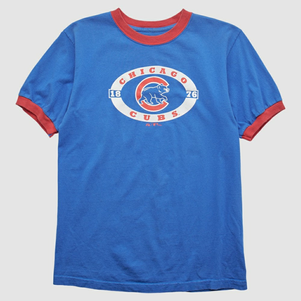 Chicago Cubs 2000s T-shirt - Blue - S by Fanatics Real Vintage T-shirts
