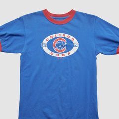 Chicago Cubs 2000s T-shirt - Blue - S by Fanatics Real Vintage T-shirts