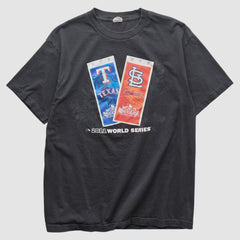 MLB World Series Alstyle 2011 T-shirt - Black - M by Fanatics Real Vintage T-shirts