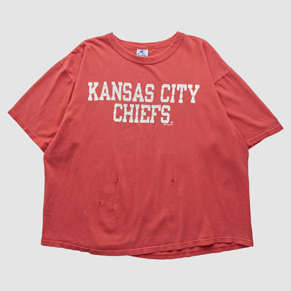 Kansas City Chiefs Champion 90s T-shirt Red Vintage