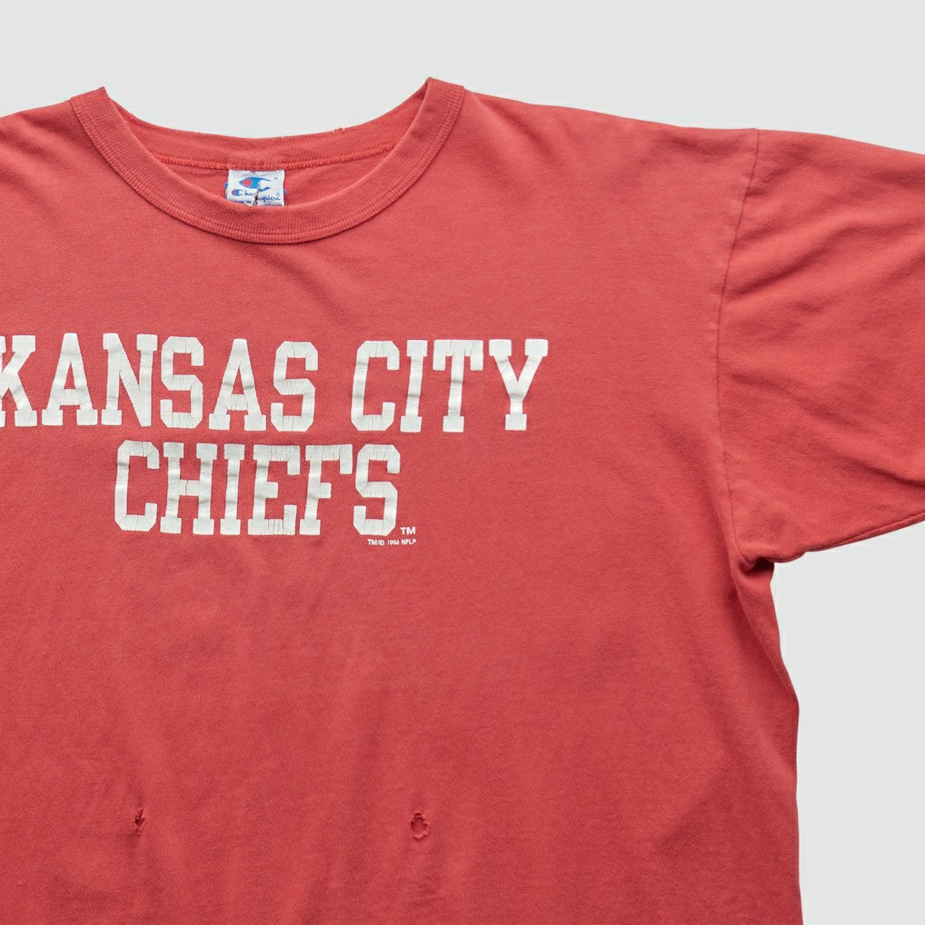Kansas City Chiefs Champion 90s T-shirt Red Vintage