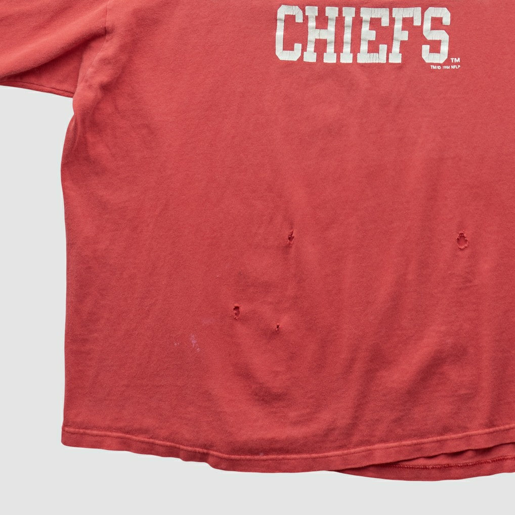 Kansas City Chiefs Champion 90s T-shirt Red Vintage