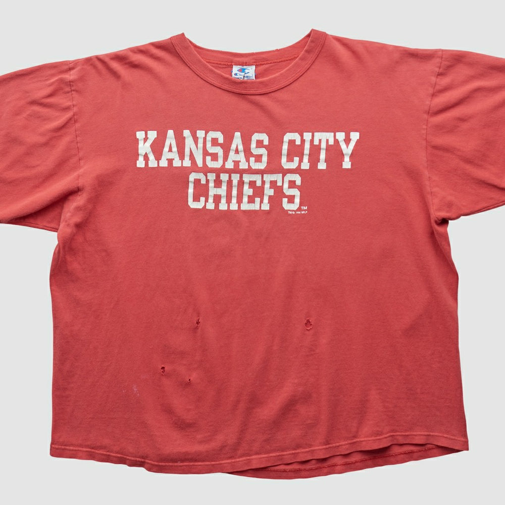 Kansas City Chiefs Champion 90s T-shirt Red Vintage