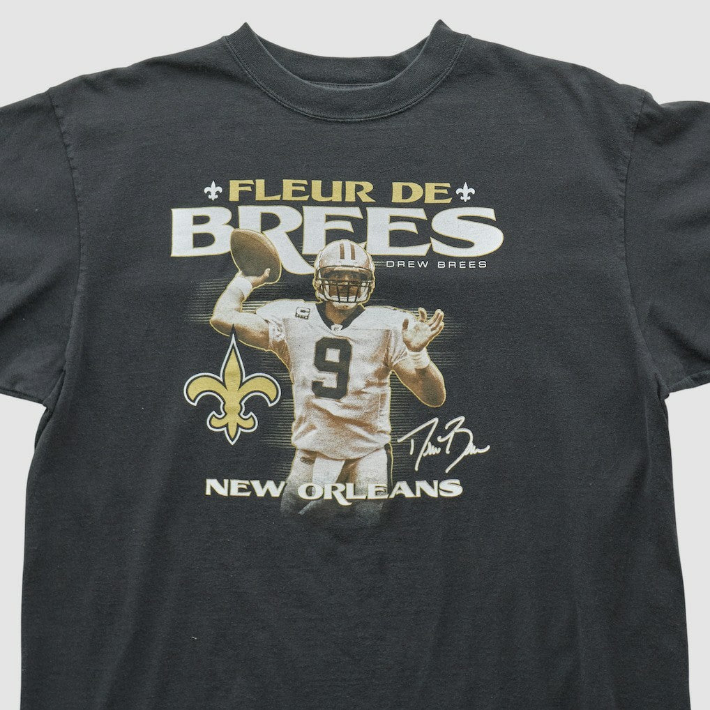 New Orleans Saints Reebok 2000s T-shirt Black Vintage