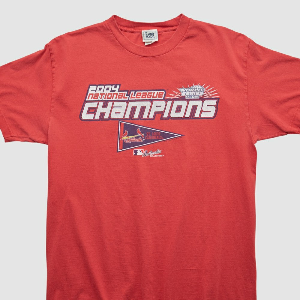 St. Louis Cardinals Lee Apparel 2004 T-shirt - Red - M by Fanatics Real Vintage T-shirts