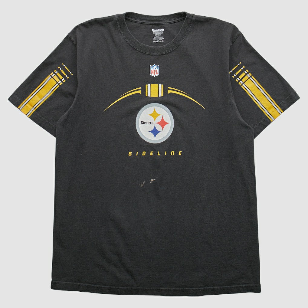 Pittsburgh Steelers Reebok 2000s T-shirt Black Vintage