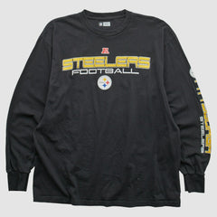 Pittsburgh Steelers NFL 2010s Long Sleeve T-shirt Black Vintage