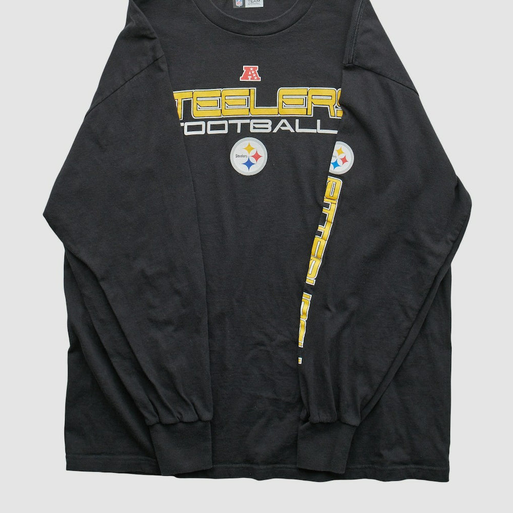 Pittsburgh Steelers NFL 2010s Long Sleeve T-shirt Black Vintage