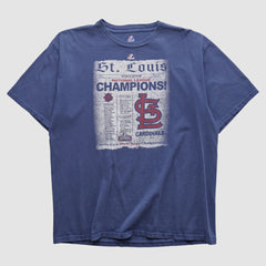 St. Louis Cardinals Majestic 2011 T-shirt - Navy - XL by Fanatics Real Vintage T-shirts