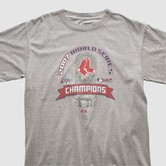 Boston Red Sox Majestic 2007 T-shirt - Heather Gray - M by Fanatics Real Vintage T-shirts
