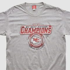 Kansas City Chiefs NFL 2003 Long Sleeve T-shirt Heather Gray Vintage