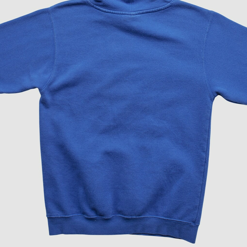New York Giants Reebok 2000s Hooded Pullover Sweatshirt Blue Vintage