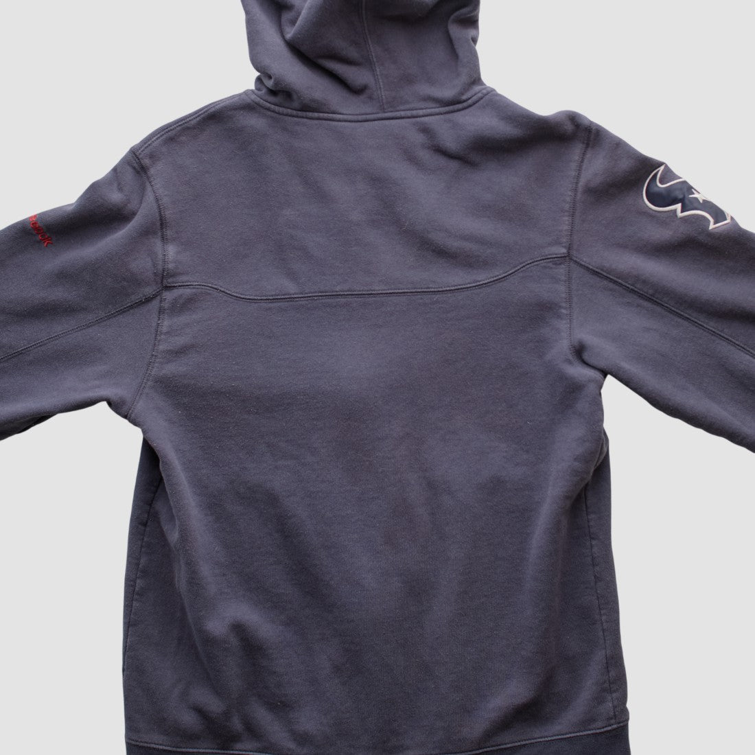 Houston Texans Reebok 2010s Hooded Full Zip Sweatshirt Navy Vintage