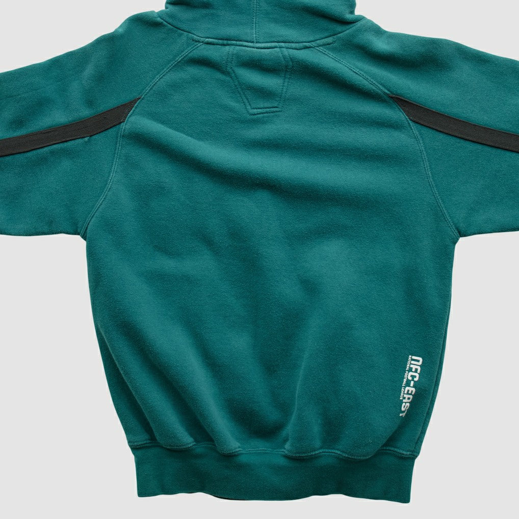 Philadelphia Eagles Reebok 2000s Hooded Pullover Sweatshirt Teal Vintage