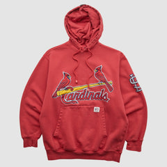 St. Louis Cardinals Stitches 2000s Hooded Pullover Sweatshirt - Red - XS by Fanatics Real Vintage Pullover