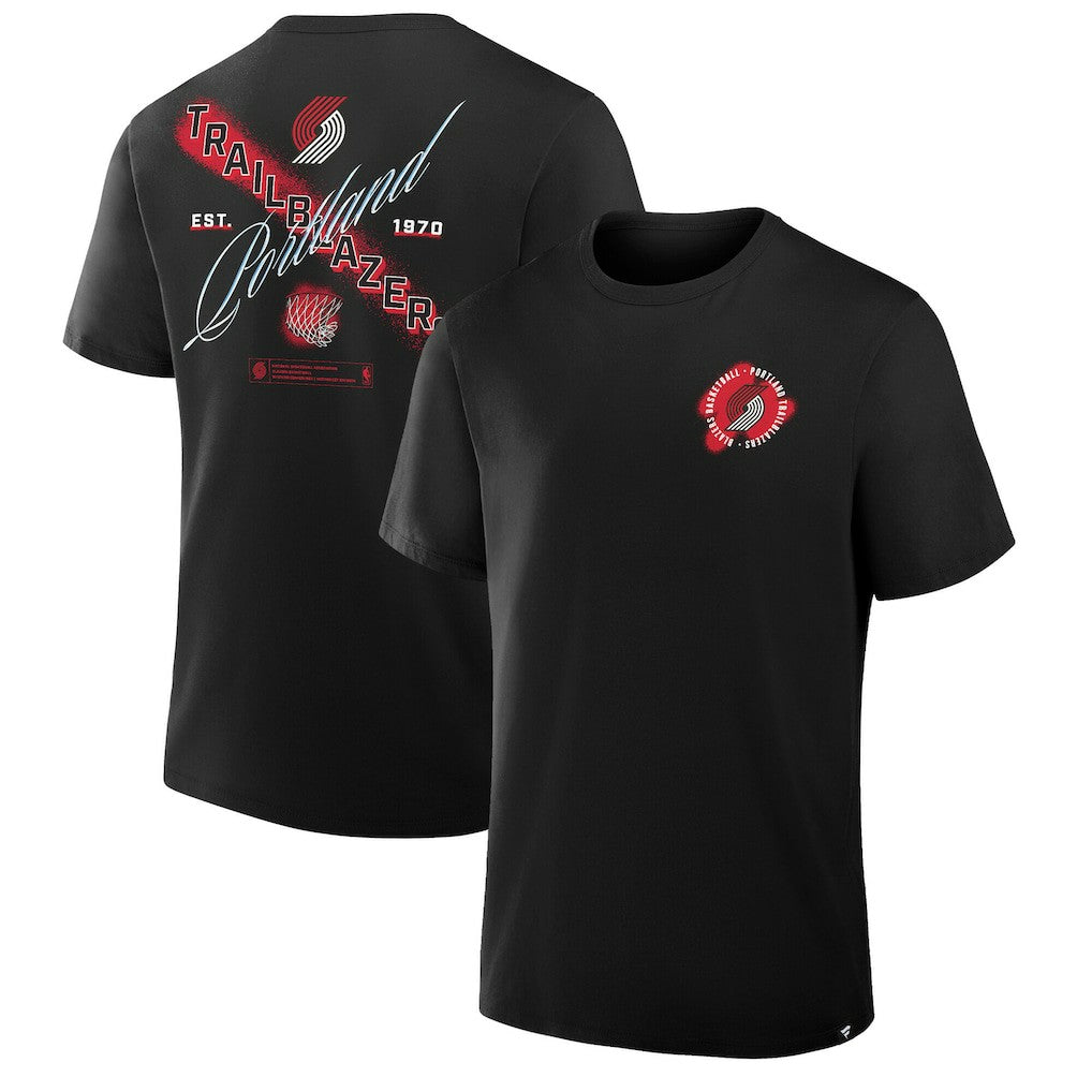 Portland Trail Blazers SOS T-Shirt Black