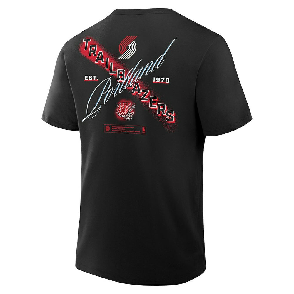 Portland Trail Blazers SOS T-Shirt Black