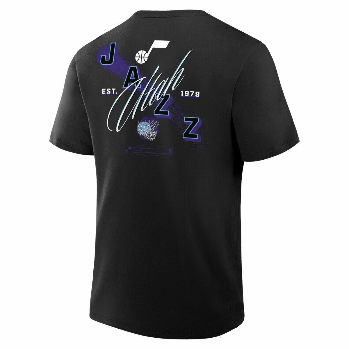 Utah Jazz SOS T-Shirt Black