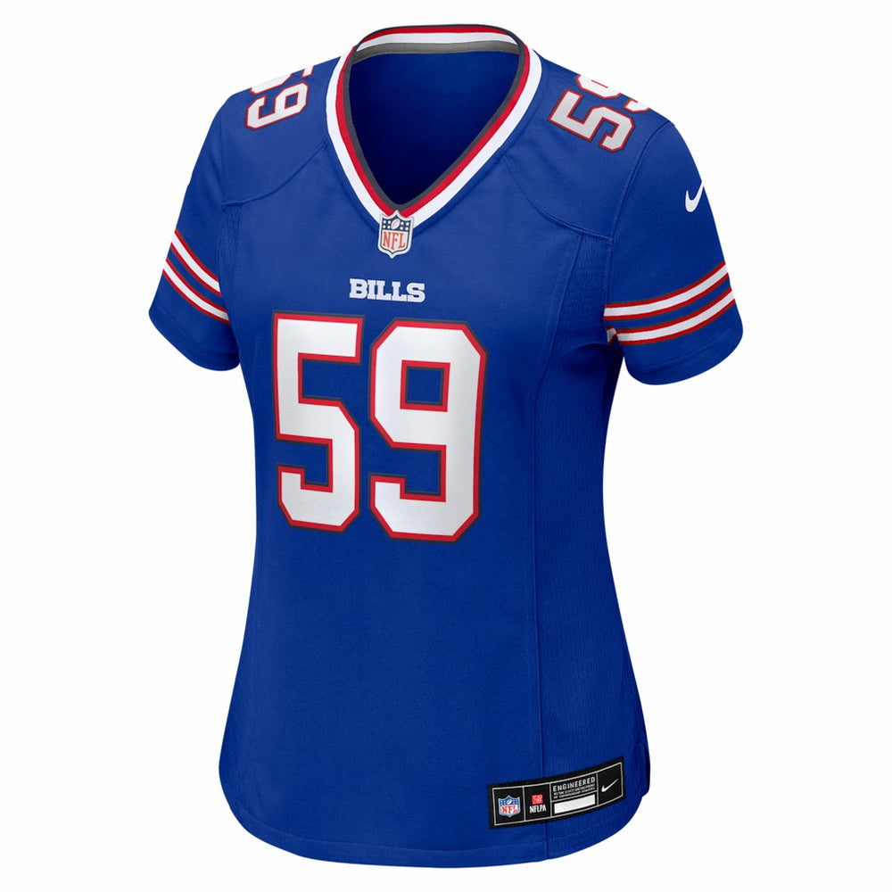 Shaq Lawson Buffalo Bills Women's Team Game Jersey Royal