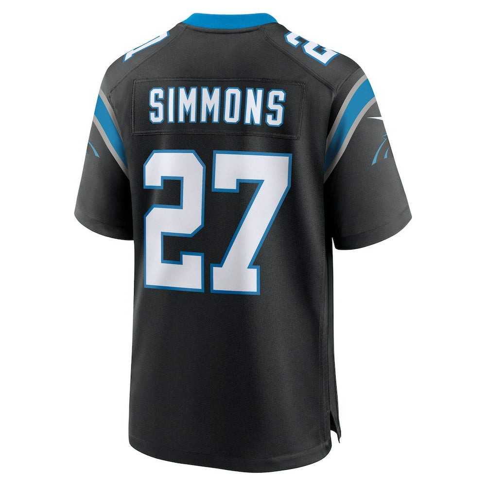 Isaiah Simmons Carolina Panthers Team Game Jersey Black