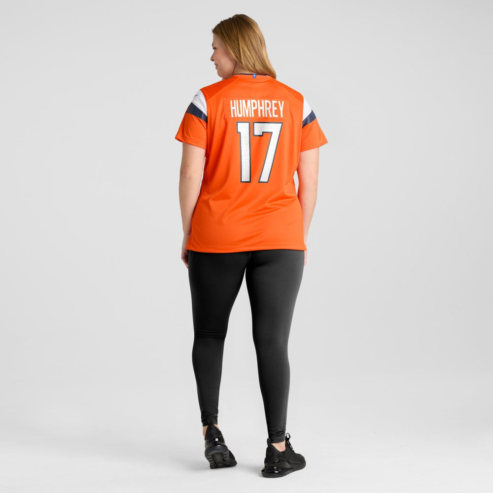 Lil'Jordan Humphrey Denver Broncos Women's Team Game Jersey Orange