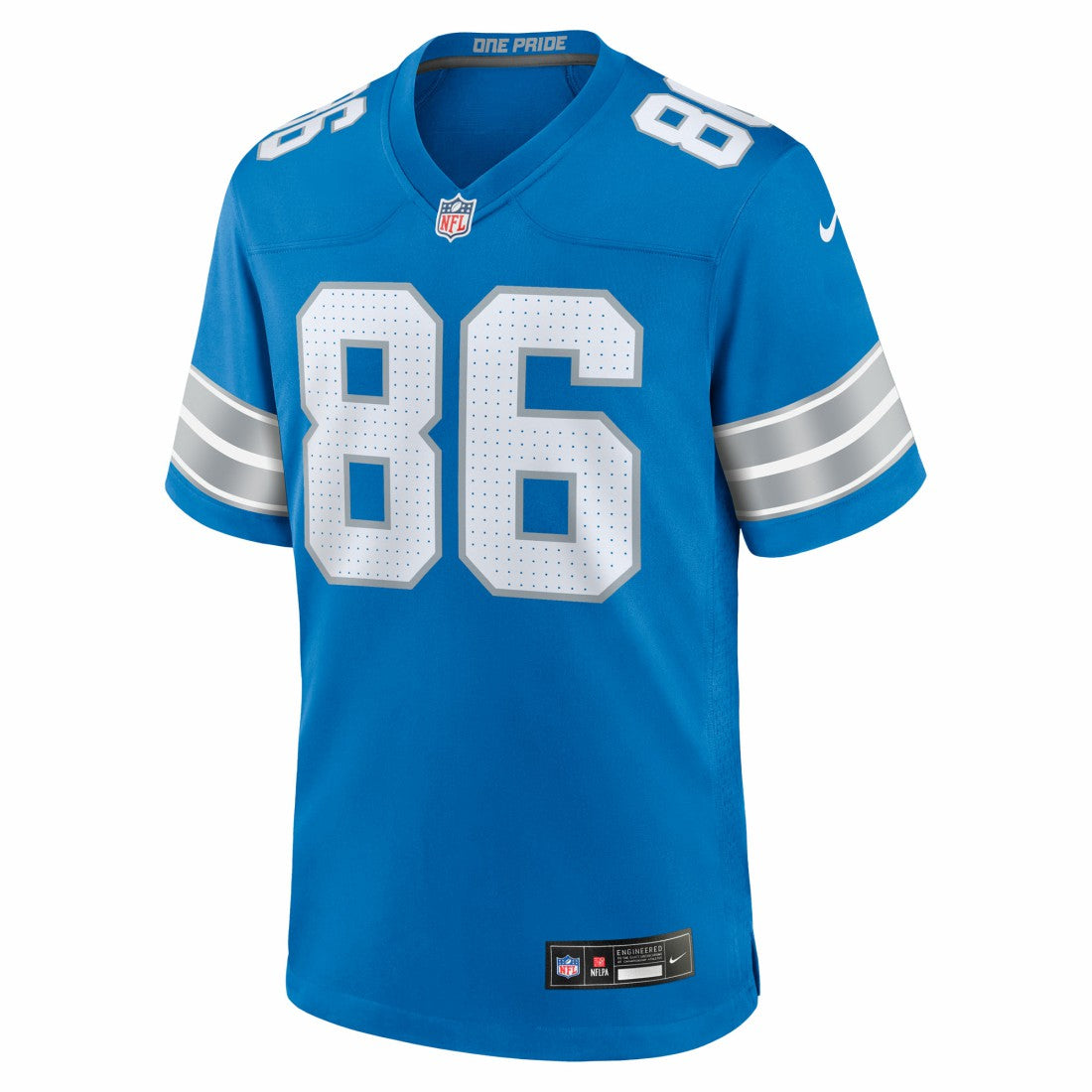 Anthony Firkser Detroit Lions Team Game Jersey Blue
