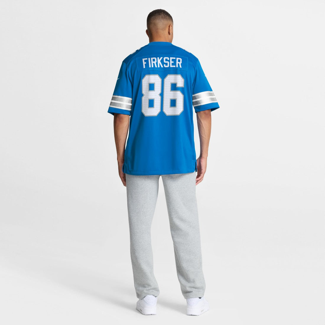 Anthony Firkser Detroit Lions Team Game Jersey Blue
