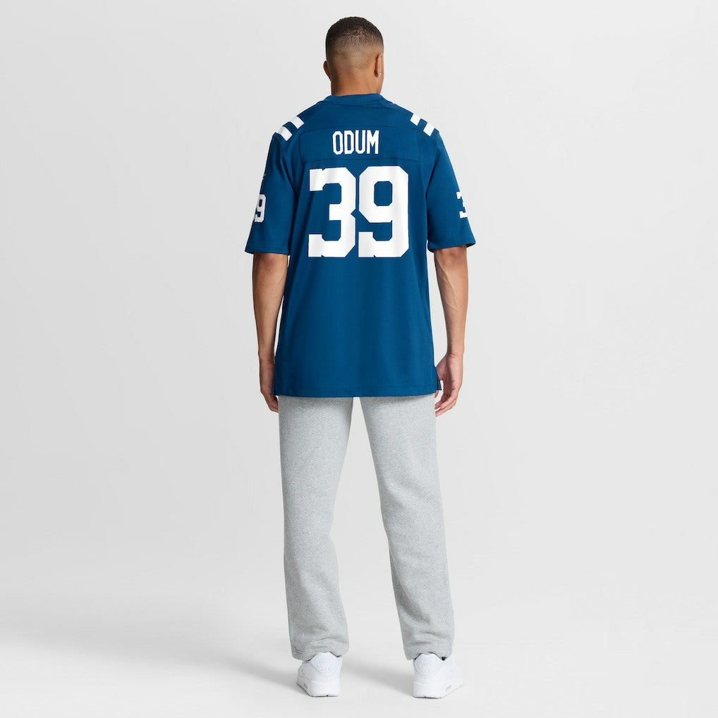 George Odum Indianapolis Colts Team Game Jersey Royal