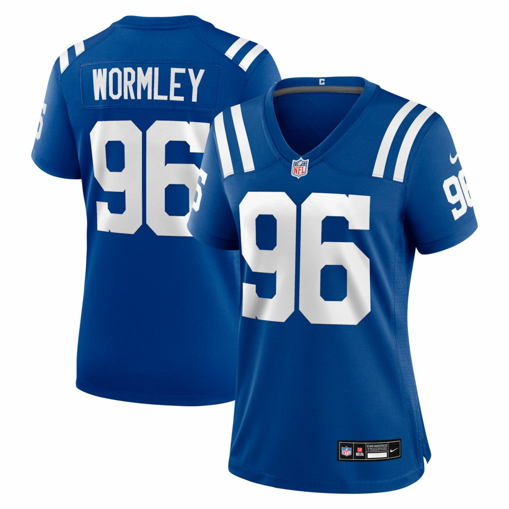 Chris Wormley Indianapolis Colts Women's Team Game Jersey Royal