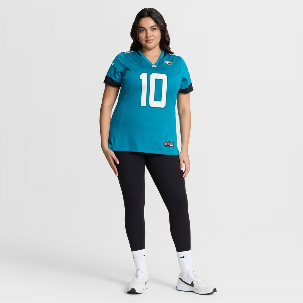 Carter Bradley Jacksonville Jaguars Women's Team Game Jersey Teal