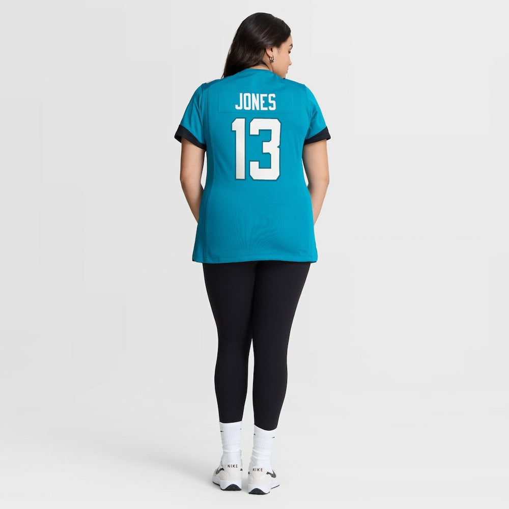 Tim Jones Jacksonville Jaguars Women's Team Game Jersey Teal