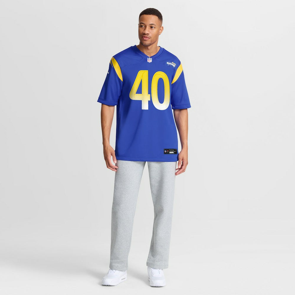 Jesse Luketa Los Angeles Rams Team Game Jersey Royal