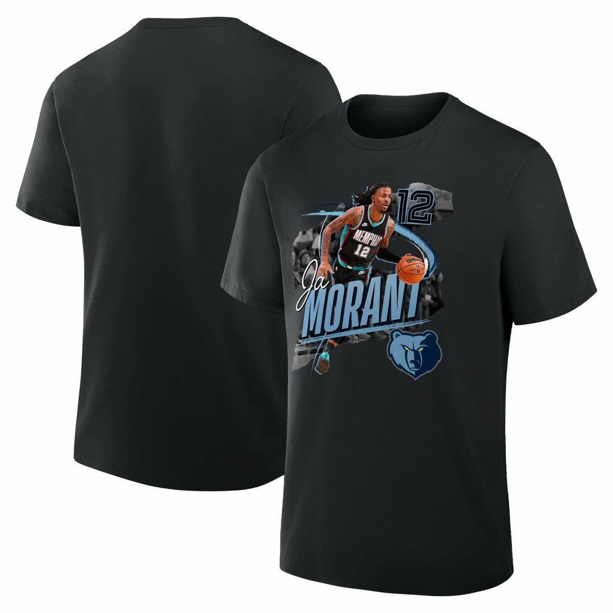 Ja Morant Memphis Grizzlies Start of Season T-Shirt Black