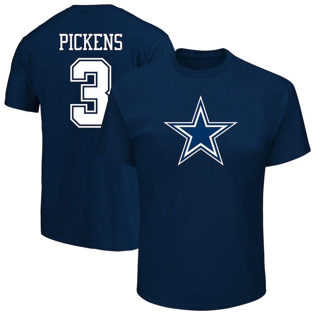 George Pickens Dallas Cowboys Big & Tall Player Name & Number T-Shirt Navy