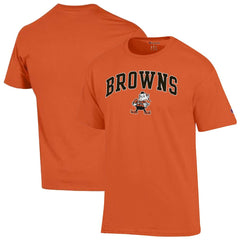 Cleveland Browns Champion Arch Over Logo T-Shirt Orange